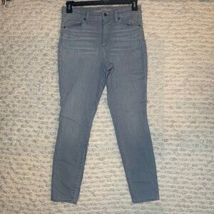 UNIVERSAL THREAD WOMENS 8 REGULAR HIGH RISE SKINNY LIGHT BLUE STRETCHY CASUAL CO